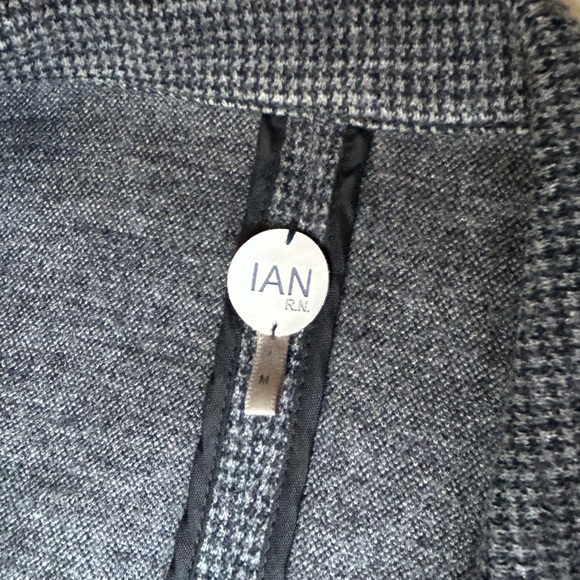 Ian RN Grey houndstooth jacket - size M - Picture 5 of 12